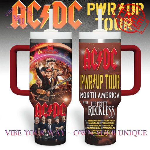 AC DC Powerup Tour North America With The Pretty Reckless Stanley Tumbler