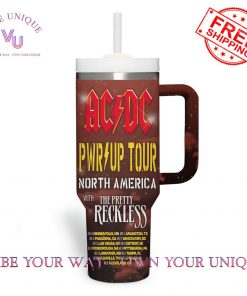 AC DC Powerup Tour North America With The Pretty Reckless Stanley Tumbler