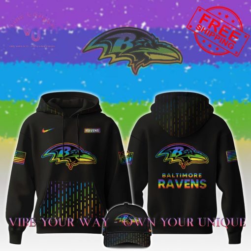 Baltimore Ravens NFL x Happy Pride Month 2024 Limited Edition Hoodie