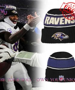 Baltimore Ravens With Lamar Jackson MVP Limited Edition Beanie