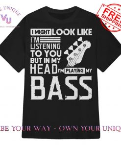 Bass Guitar Player Bassist Bass Player Shirt Men Gift T-Shirt