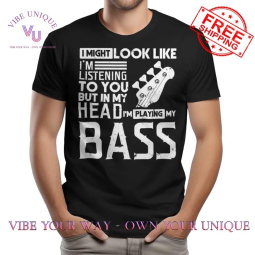 Bass Guitar Player Bassist Bass Player Shirt Men Gift T-Shirt