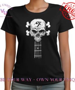 Bass Player Bass Skull Skeleton Rock n Roll Music TShirt