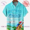 Chest Pocket Coconut Tree Moisture Wicking Tall Size Hawaiian Shirt