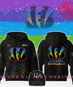 Cincinnati Bengals NFL x Happy Pride Month 2024 Limited Edition Hoodie