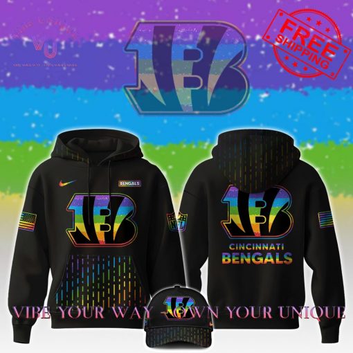 Cincinnati Bengals NFL x Happy Pride Month 2024 Limited Edition Hoodie