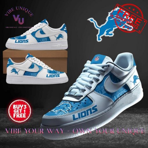 Detroit Lions Limited Edition Air Force 1