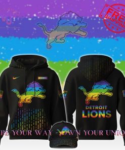 Detroit Lions NFL x Happy Pride Month 2024 Limited Edition Hoodie