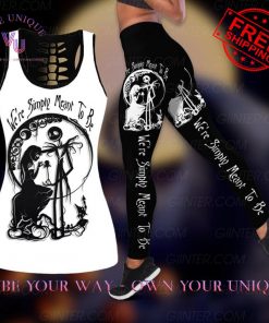 Jack Skellington We Are Simply Meant To Be Hollow Tank Top Leggings