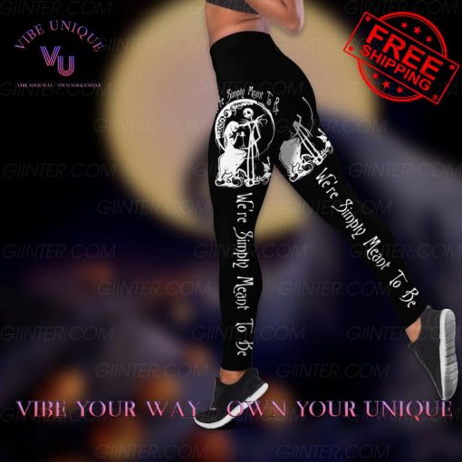 Jack Skellington We Are Simply Meant To Be Hollow Tank Top Leggings