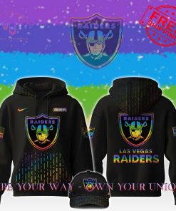 Las Vegas Raiders NFL x Happy Pride Month 2024 Limited Edition Hoodie