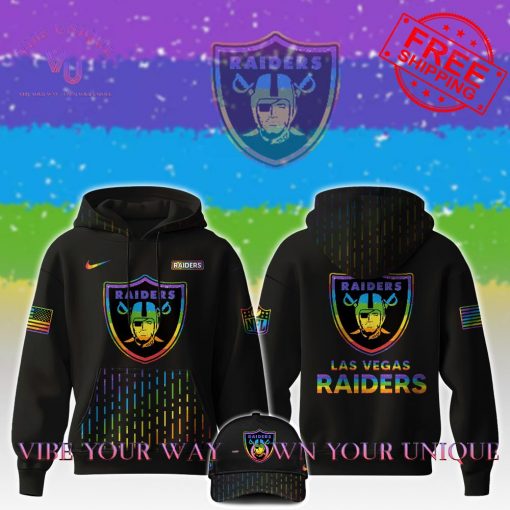 Las Vegas Raiders NFL x Happy Pride Month 2024 Limited Edition Hoodie