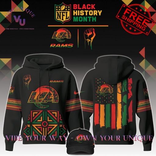 Los Angeles Rams NFL Black History Month 2024 Limited Edition Hoodie