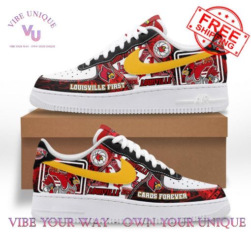 Louisville First Cardinal Card Forever Version Air Force 1