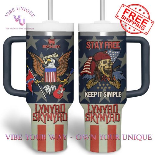 Lynyrd Skynyrd Stay Free Keep It Simple Limited Edition Stanley Tumbler