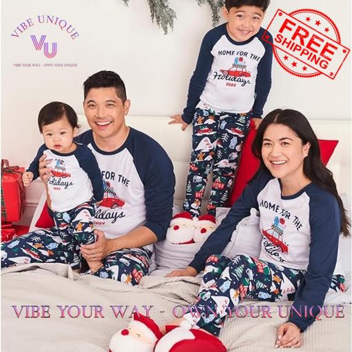 Merry Christmas and Holiday Childrens Place Family Matching Family Pajamas Set