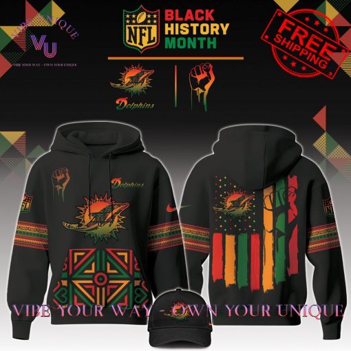 Miami Dolphins NFL Black History Month 2024 Limited Edition Hoodie