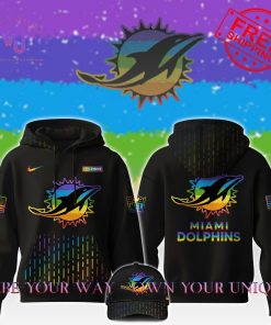 Miami Dolphins NFL x Happy Pride Month 2024 Limited Edition Hoodie