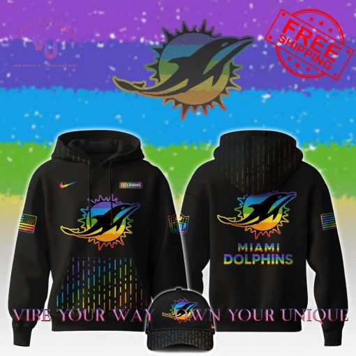 Miami Dolphins NFL x Happy Pride Month 2024 Limited Edition Hoodie