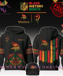 Minnesota Vikings NFL Black History Month 2024 Limited Edition Hoodie