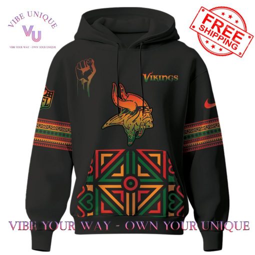 Minnesota Vikings NFL Black History Month 2024 Limited Edition Hoodie