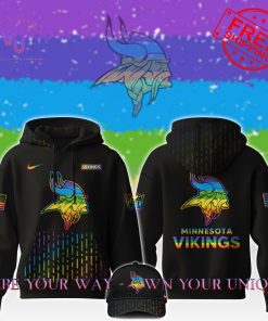 Minnesota Vikings NFL x Happy Pride Month 2024 Limited Edition Hoodie