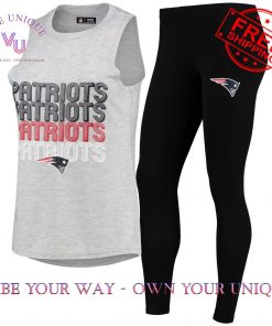 New England Patriots Concepts Sport Hollow Tank Top Leggings