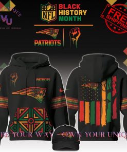 New England Patriots NFL Black History Month 2024 Limited Edition Hoodie