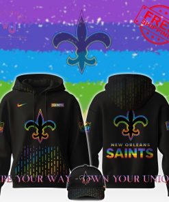 New Orleans Saints NFL x Happy Pride Month 2024 Limited Edition Hoodie