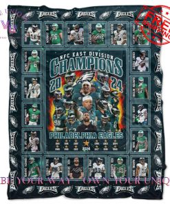 Philadelphia Eagles NFC 2024 Limited Edition Blanket