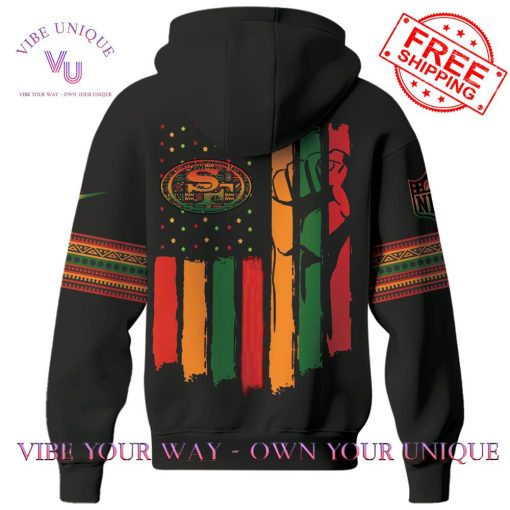 San Francisco 49ers NFL Black History Month 2024 Limited Edition Hoodie