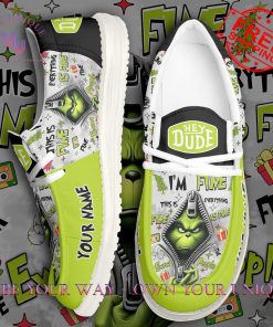 The Grinch Personalized Limited Edition Hey Dude Shoes