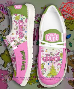 The Grinch Xmas Personalized Limited Edition Hey Dude Shoes