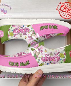 The Grinch Xmas Personalized Limited Edition Hey Dude Shoes