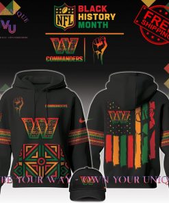 Washington Commanders NFL Black History Month 2024 Limited Edition Hoodie