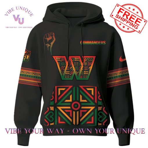 Washington Commanders NFL Black History Month 2024 Limited Edition Hoodie