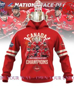 4 Nations Face-Off 2025 Canada Champions Special Edition Hoodie