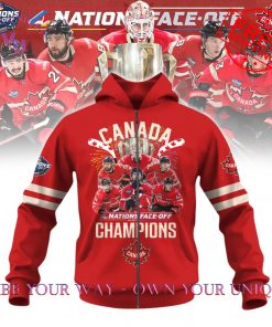 4 Nations FaceOff 2025 Canada Champions Special Edition Hoodie