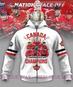 4 Nations FaceOff 2025 Canada Champions Special Edition Hoodie