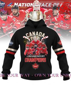 4 Nations FaceOff 2025 Canada Champions Special Edition Hoodie