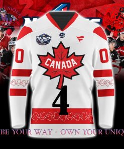 4 Nations FaceOff 2025 Canada Personalized Special Edition Hockey Jersey Collection 12