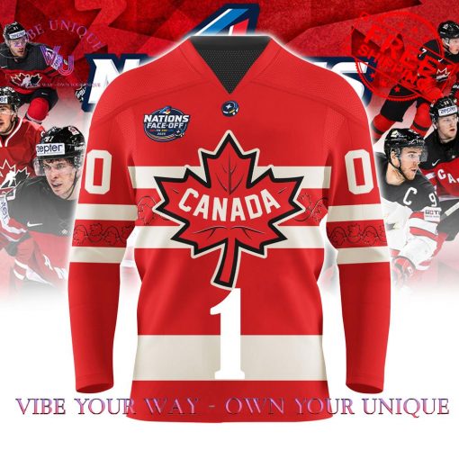 4 Nations Face-Off 2025 Canada Personalized Special Edition Hockey Jersey Collection