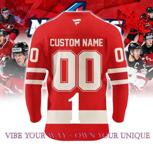 4 Nations Face-Off 2025 Canada Personalized Special Edition Hockey Jersey Collection