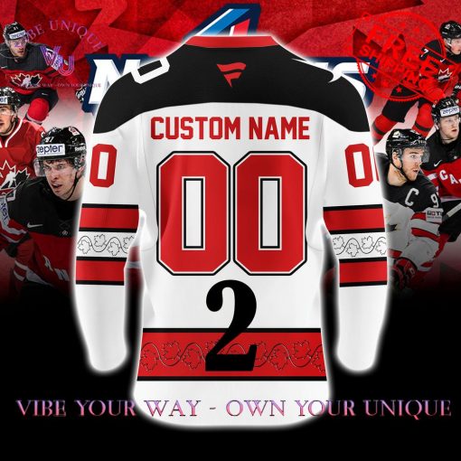 4 Nations Face-Off 2025 Canada Personalized Special Edition Hockey Jersey Collection