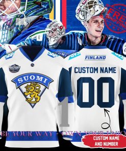 4 Nations Face-Off 2025 Finland Personalized Special Edition Hockey Jersey Collection