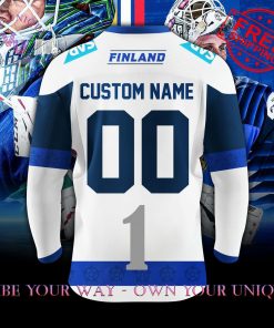 4 Nations Face-Off 2025 Finland Personalized Special Edition Hockey Jersey Collection