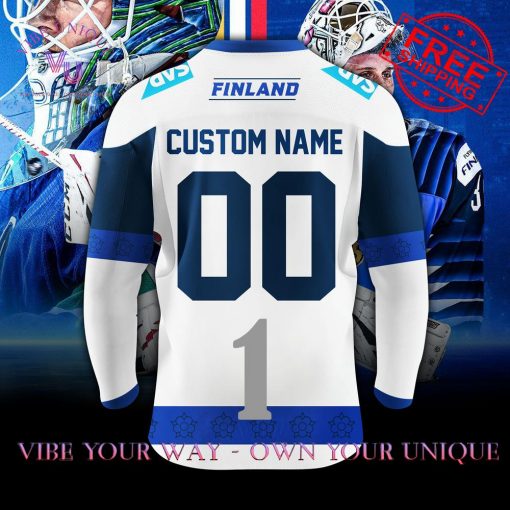 4 Nations Face-Off 2025 Finland Personalized Special Edition Hockey Jersey Collection