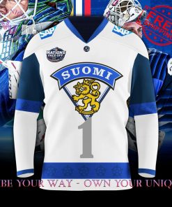 4 Nations FaceOff 2025 Finland Personalized Special Edition Hockey Jersey Collection 3