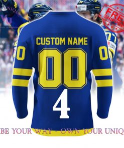 4 Nations FaceOff 2025 Sweden Personalized Special Edition Hockey Jersey Collection 12