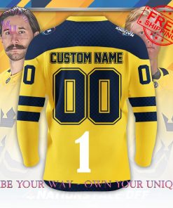 4 Nations FaceOff 2025 Sweden Personalized Special Edition Hockey Jersey Collection 3